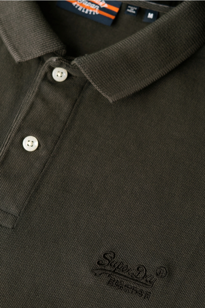 DESTROYED POLO SHIRT M1110345A b7f destroy black